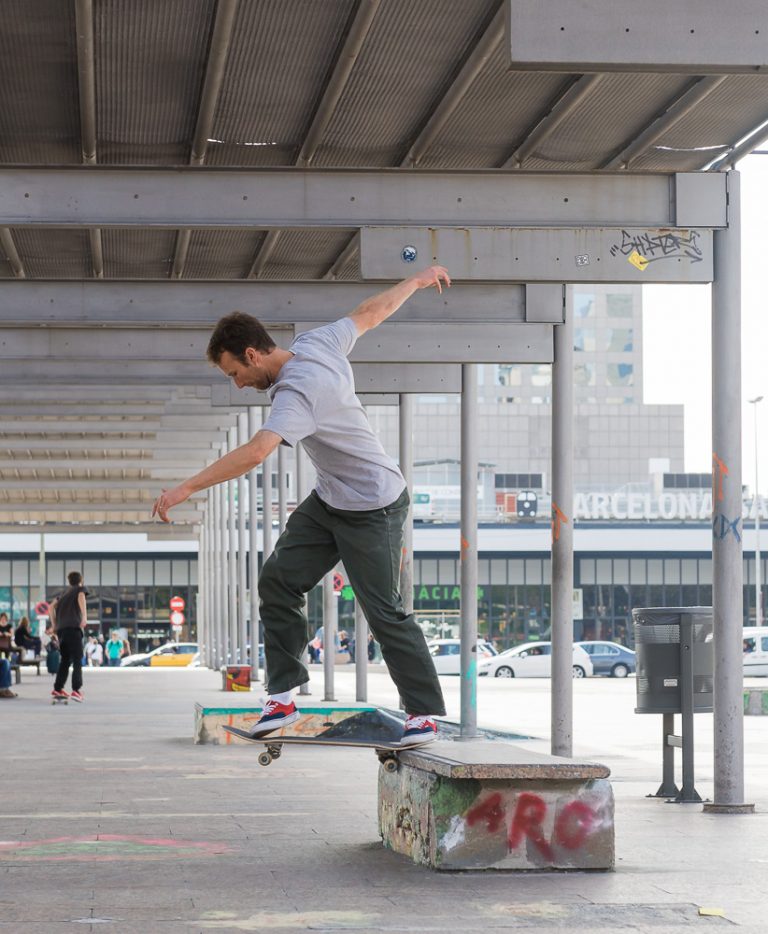 steven doing a backtail